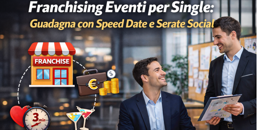 Franchising eventi per single: come guadagnare facendo speedate